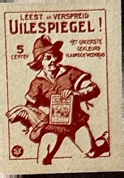 Sluitzegel Uilenspiegel – Vlaams Weekblad 5 centen