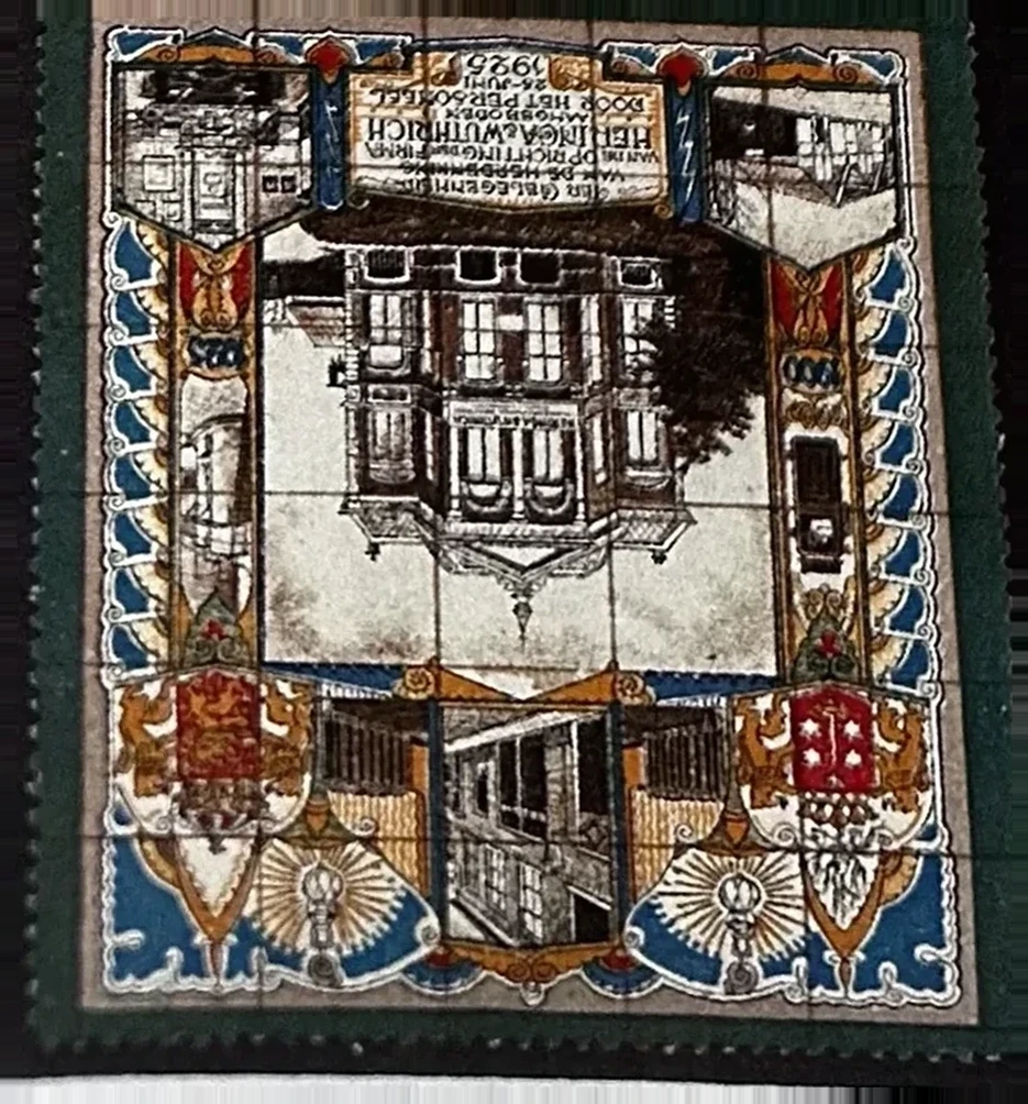 Jubileumzegel Hellinga & Wüthrich 1925