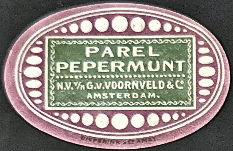 Parel Pepermunt – G.v. Voornveld & Co. Amsterdam