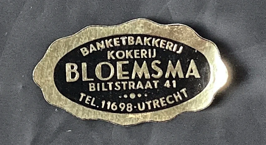 Sluitzegel Banketbakkerij Kokerij Bloemsma Utrecht