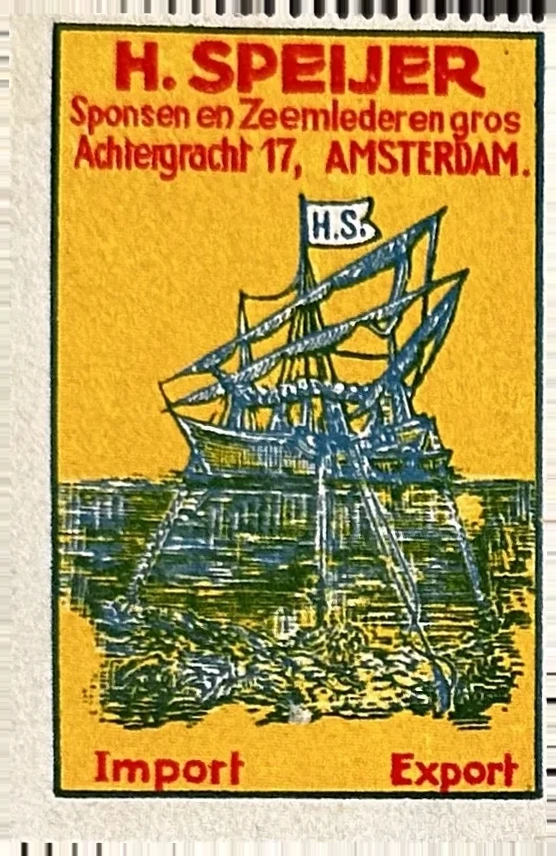 H. Speijer – Sponzen en Zeemleder, Amsterdam