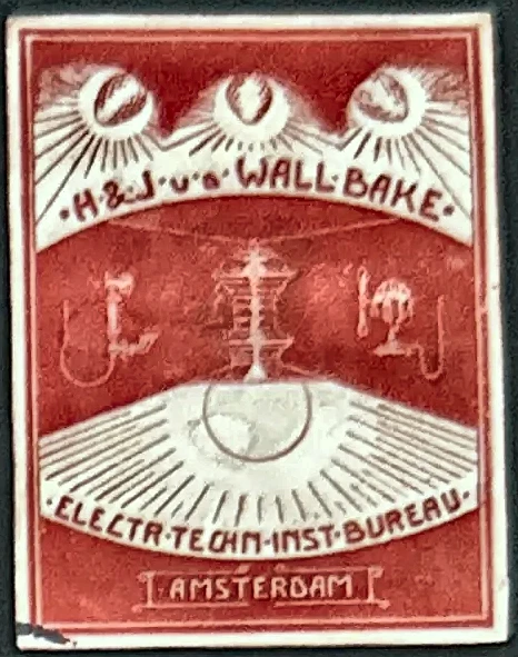 Sluitzegel H. & J. v/s Wall Bake – Electr. Techn. Inst. Bureau Amsterdam