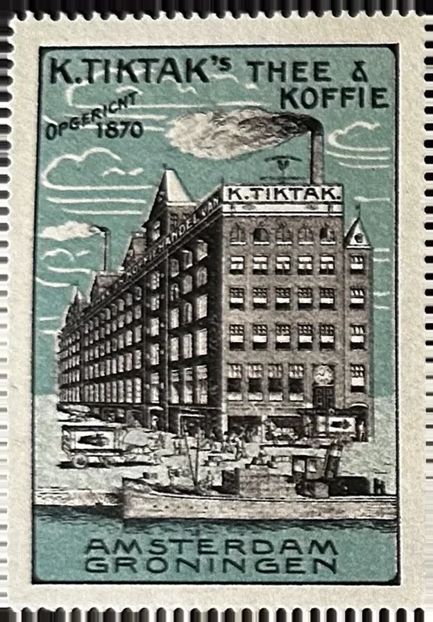K. Tiktak Thee & Koffie – Amsterdam/Groningen (opgericht 1870)