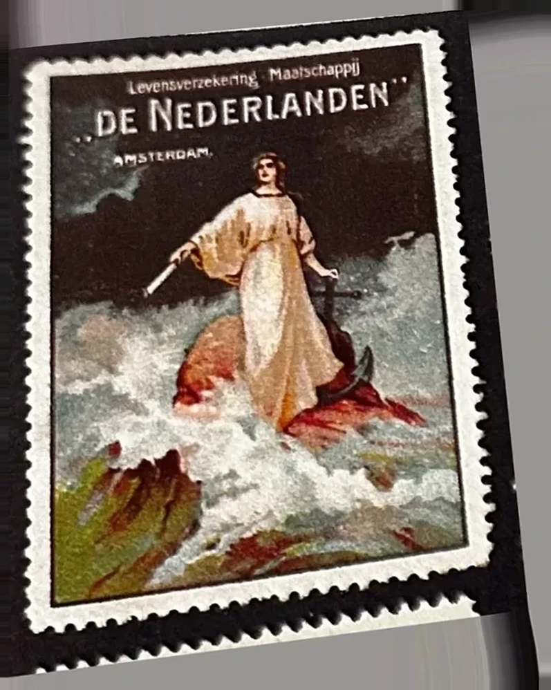 Sluitzegel De Nederlanden Levensverzekeringsmaatschappij Amsterdam