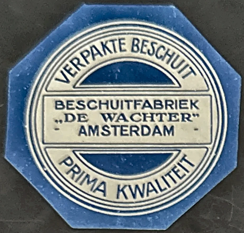 Sluitzegel Beschuitfabriek De Wachter Amsterdam