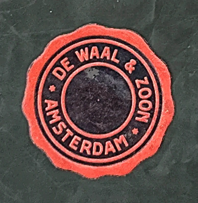Handelszegel De Waal & Zoon Amsterdam