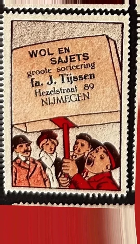 Sluitzegel Fa. J. Tijssen – Wol en Sajets, Nijmegen