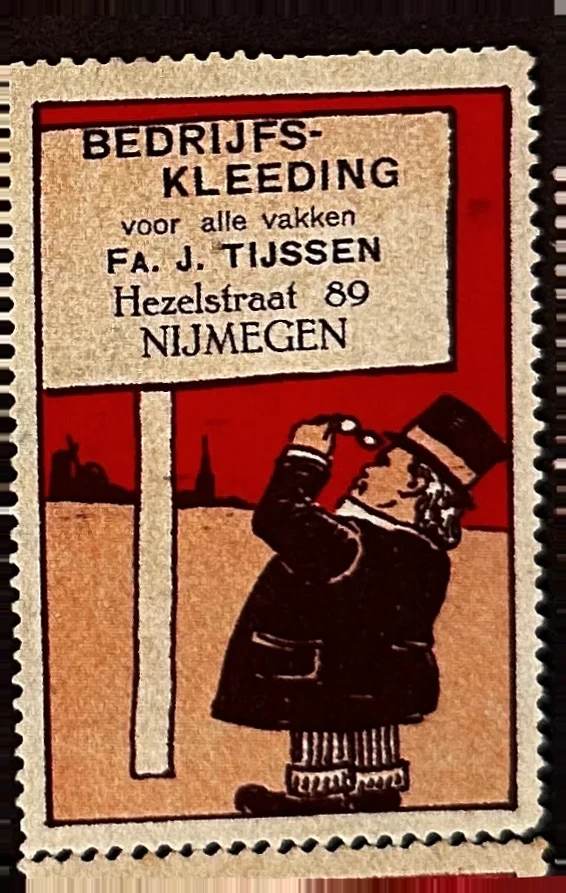 Sluitzegel Fa. J. Tijssen – Bedrijfskleding Nijmegen