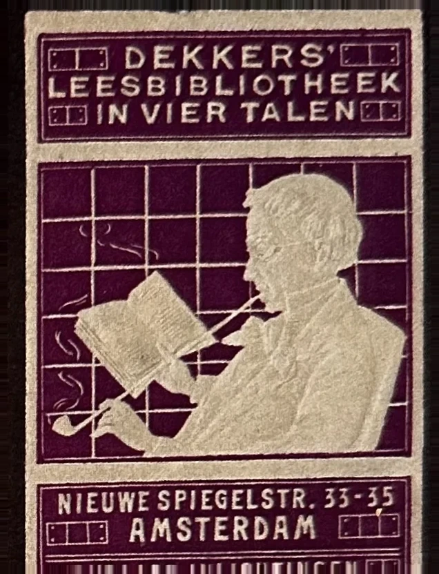Dekkers' Leesbibliotheek Amsterdam – In Vier Talen