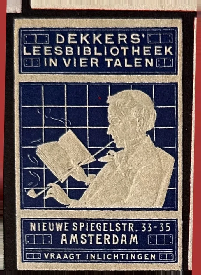 Dekkers' Leesbibliotheek Amsterdam – In Vier Talen