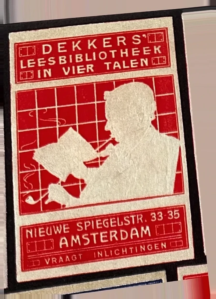 Dekkers' Leesbibliotheek in Vier Talen – Amsterdam