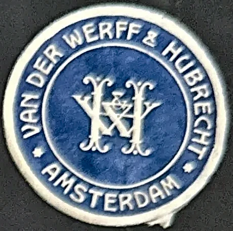 Sluitzegel Van der Werff & Hubrecht, Amsterdam