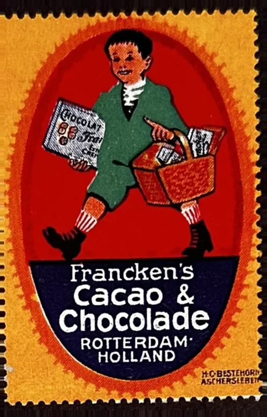 Francken's Cacao & Chocolade Rotterdam — sluitzegel