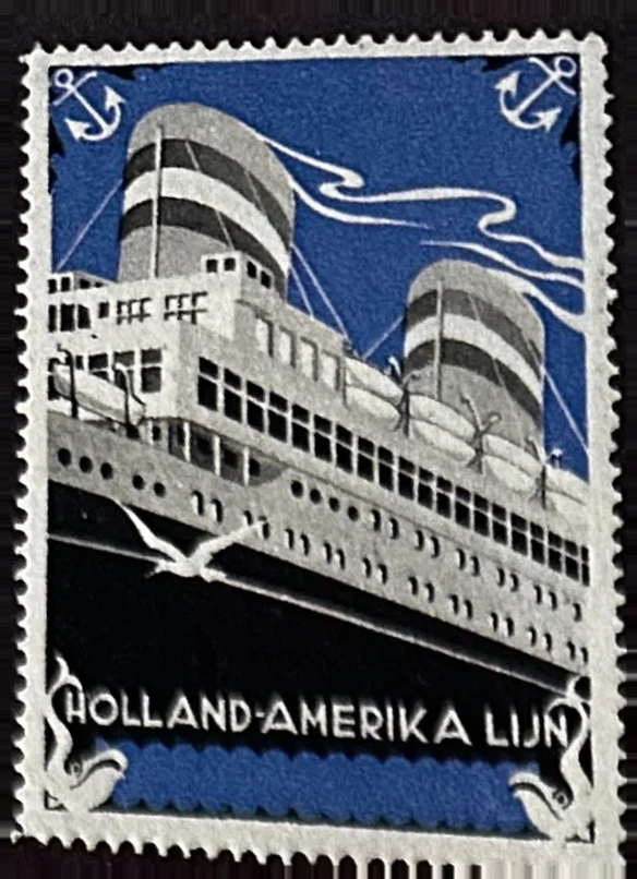 Holland-Amerika Lijn – Oceaanstomer sluitzegel