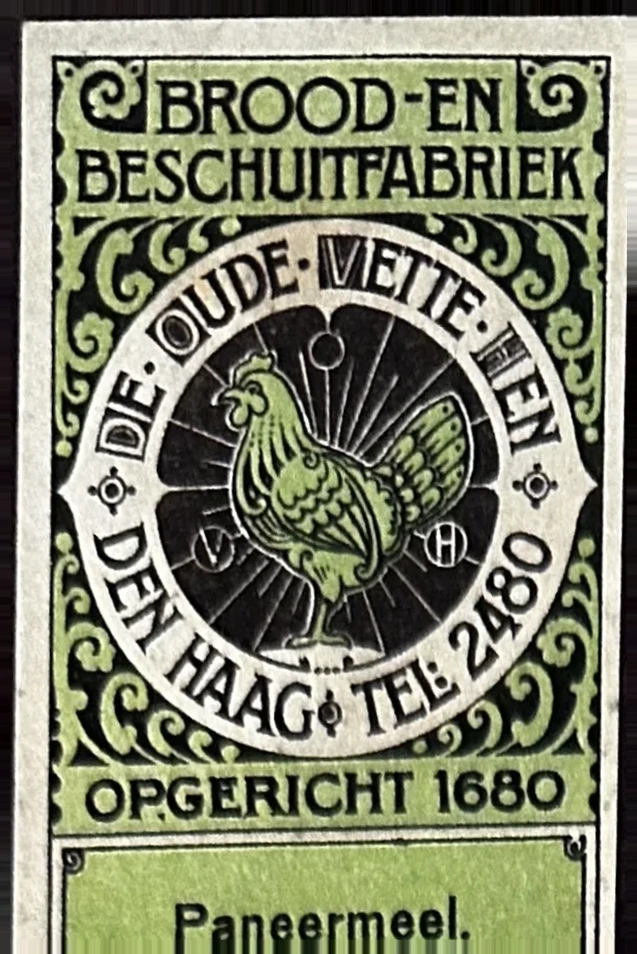 Paneermeel – Brood- en Beschuitfabriek De Oude Veite Hen, Den Haag
