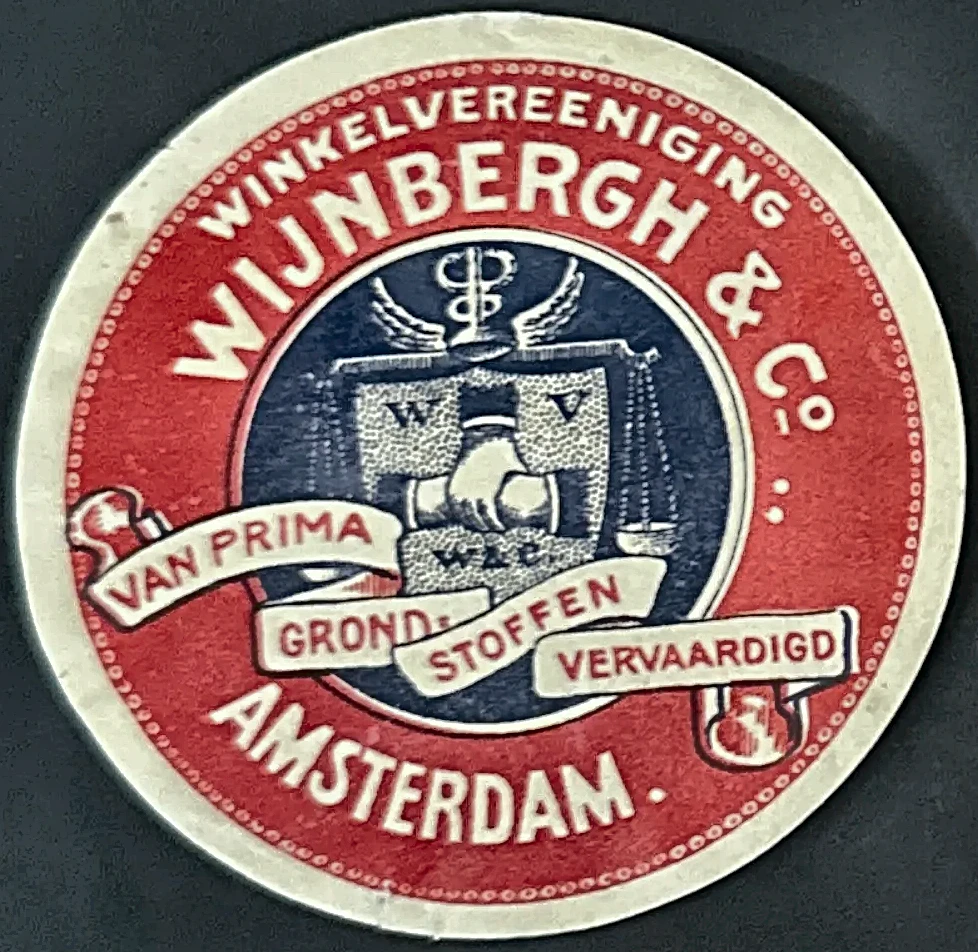 Sluitzegel Winkelvereeniging Wijnbergh & Co. Amsterdam