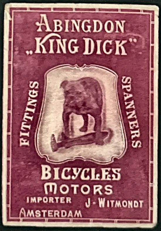 Abingdon King Dick – Fietsen & Motoren, Importeur J. Witmondt Amsterdam