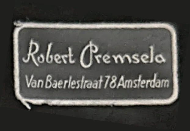 Sluitzegel Robert Premsela, Amsterdam