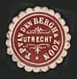 Sluitzegel T. van den Bergh & Zoon, Utrecht