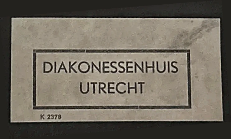 Sluitzegel Diakonessenhuis Utrecht