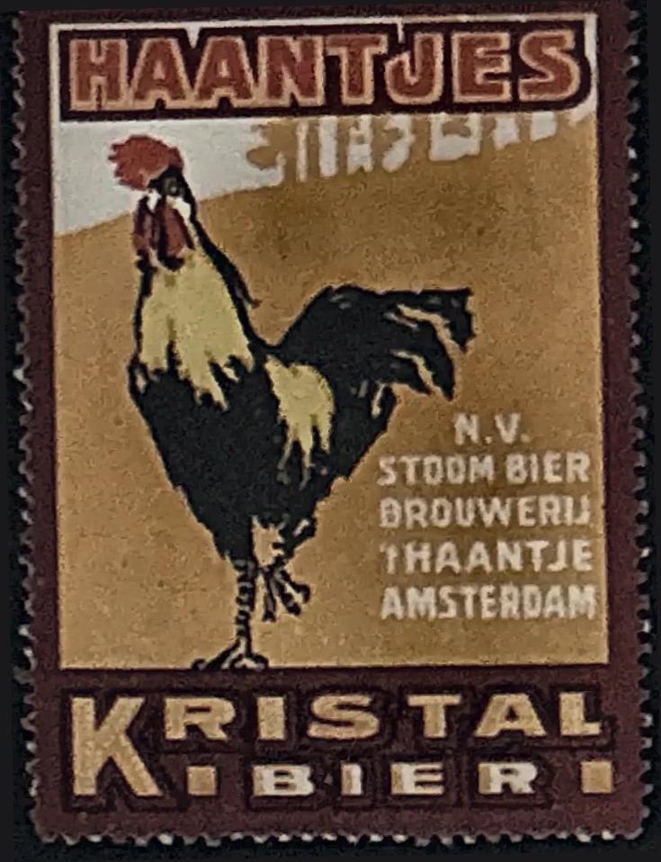 Haantjes Kristal Bier – N.V. Stoom Bier Brouwerij 't Haantje Amsterdam