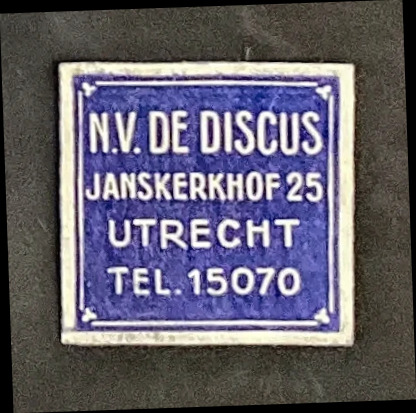 Sluitzegel N.V. De Discus, Utrecht