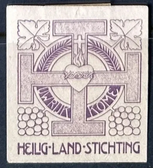 Sluitzegel Heilig Land Stichting – 'Uw Rijk Kome'