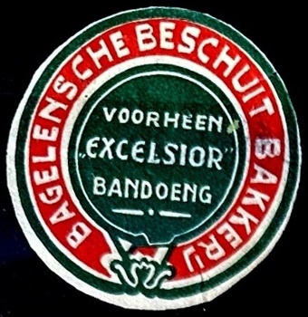 Sluitzegel Bagelensche Beschuit Bakkerij – voorheen Excelsior, Bandoeng
