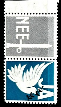 Vredesduif sluitzegel met IAV opschrift