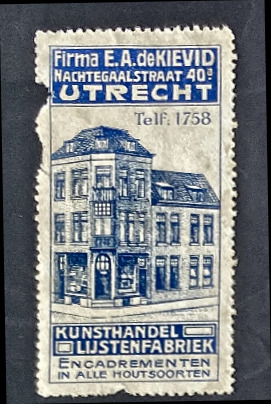 Firma E.A. de Kievid – Kunsthandel & Lijstenfabriek Utrecht