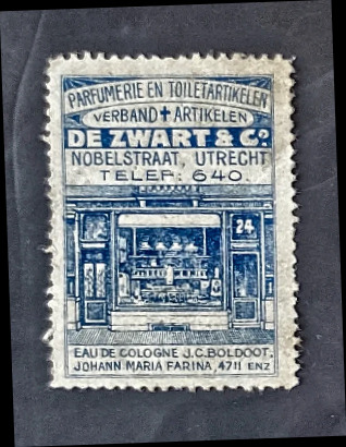 Sluitzegel Parfumerie De Zwart & Co., Utrecht