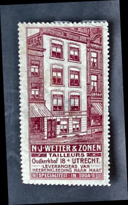 Sluitzegel N.J. Wetter & Zonen – Tailleurs Utrecht