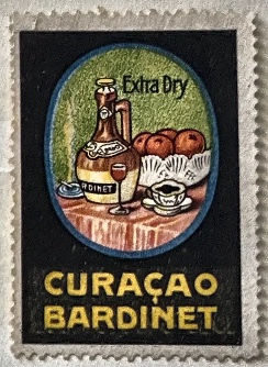 Reclamesluitzegel Curaçao Bardinet Extra Dry