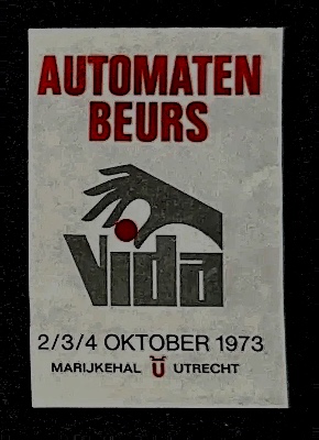Vida Automaten Beurs Utrecht 1973