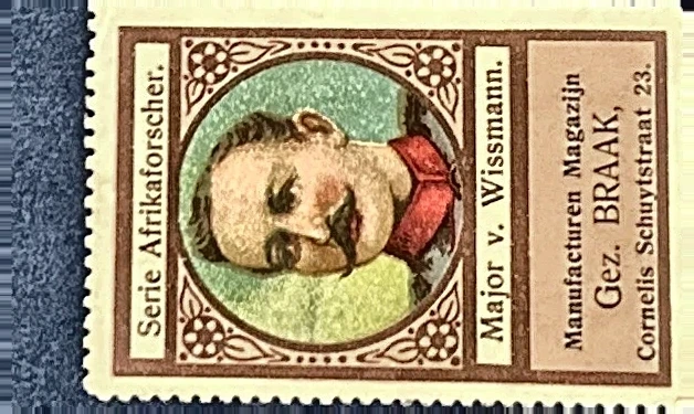 Serie Afrikaforscher – Major von Wissmann – Gez. Braak