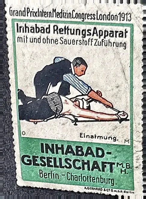 Inhabad RettungsApparat – Medisch reddingsapparaat Berlijn 1913