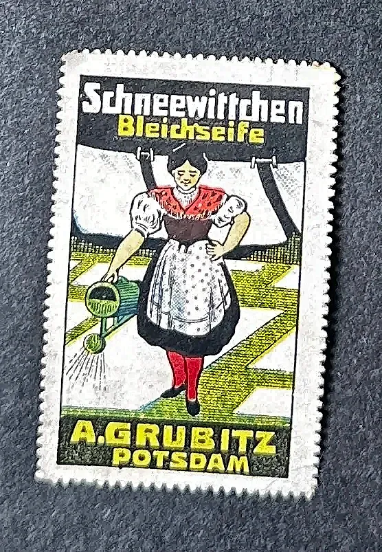 Schneewittchen Bleichseife – A. Grubitz, Potsdam