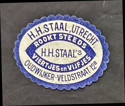 Sluitzegel H.H. Staal Tabakshandel Utrecht