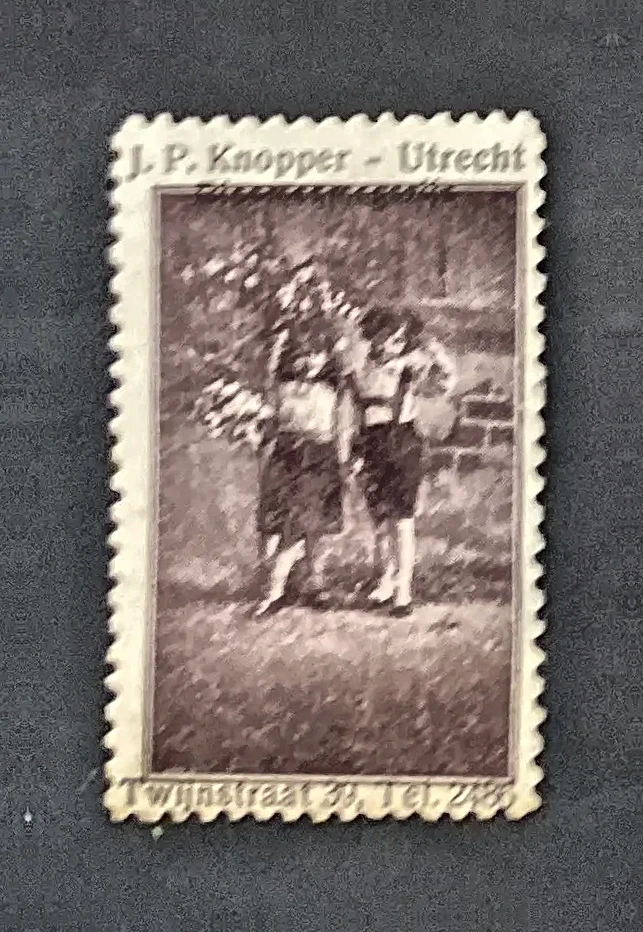 Reclamezegel J.P. Knopper – Utrecht