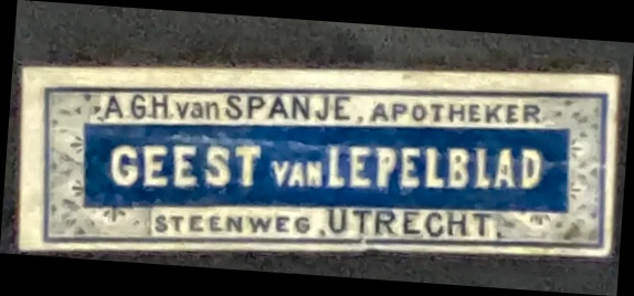 Apotheker Van Spanje – Geest van Lepelblad, Utrecht