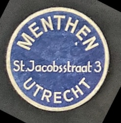 Sluitzegel Menthen – St. Jacobsstraat 3, Utrecht