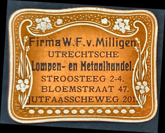Firma W.F. van Milligen – Utrechtsche Lompen- en Metaalhandel