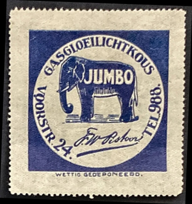 Jumbo Gasgloeilichtkous – Reclamesluitzegel