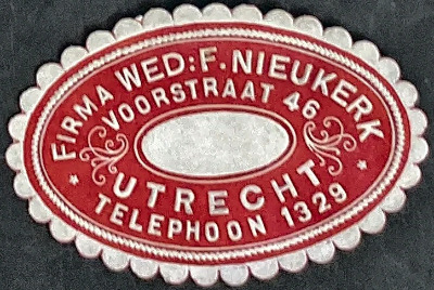 Sluitzegel Firma Wed. F. Nieukerk, Utrecht