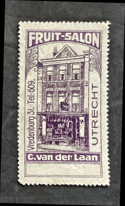 Fruit-Salon C. van der Laan, Utrecht