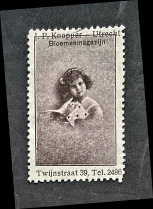 Sluitzegel J.P. Knopper Bloemenmagazijn Utrecht