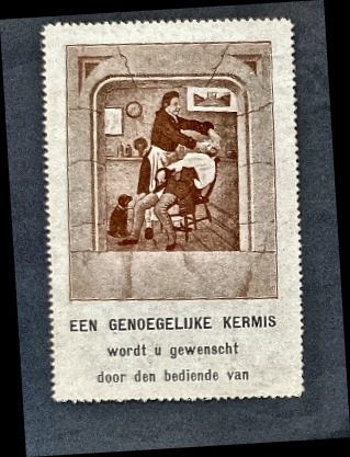 Genoegelijke Kermis – Sluitzegel van een barbier