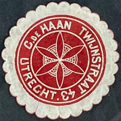 Sluitzegel C. de Haan – Twijnstraat 43, Utrecht