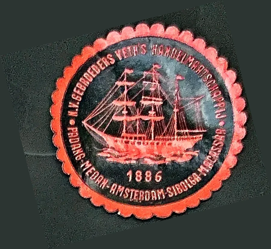 Sluitzegel N.V. Gebroeders Veth's Handelmaatschappij 1886