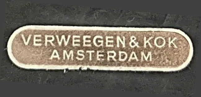 Sluitzegel Verweegen & Kok Amsterdam